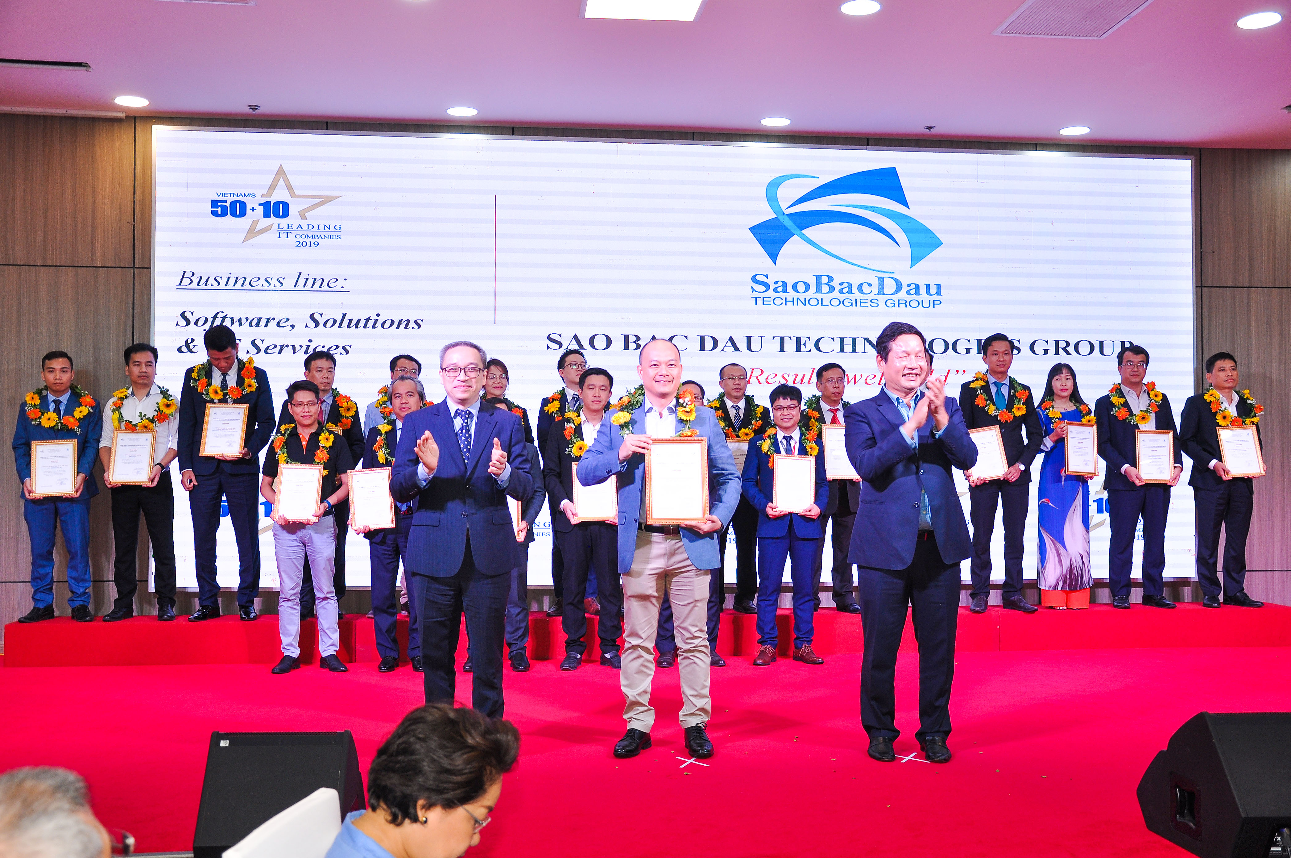 Sao Bac Dau continues to be honored in the Top 50 Vietnamese Leading IT Enterprises