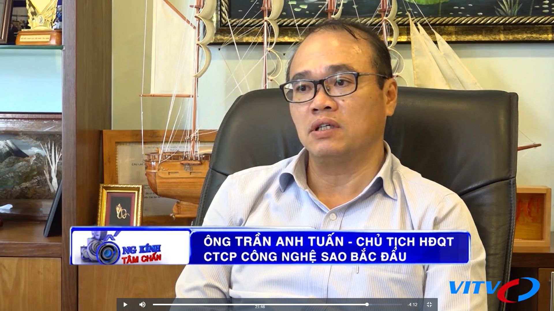 Chủ tịch HĐQT Công ty CPCN Sao Bắc Đẩu chia sẻ về câu chuyện Chuyển đổi số cùng đài truyền hình VITV (SCTV8)