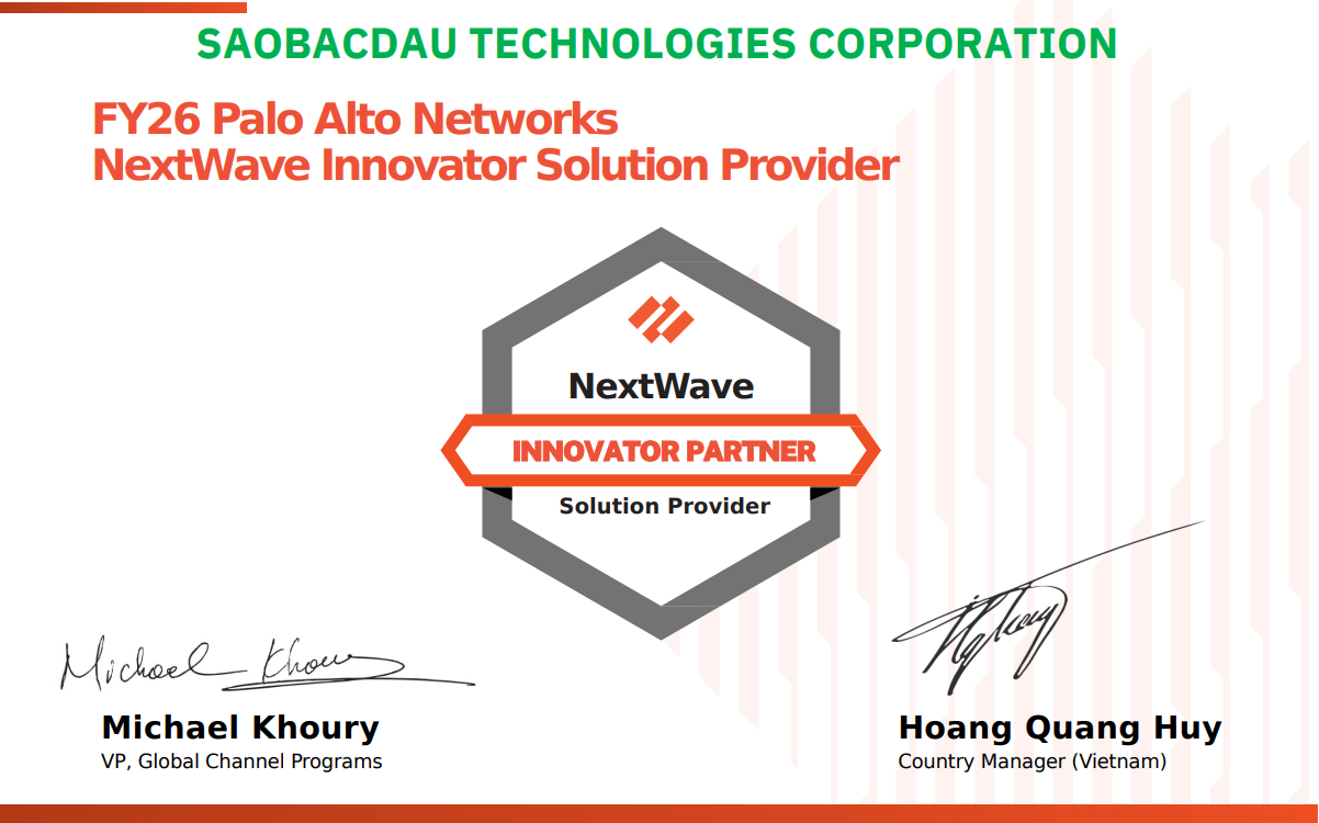Sao Bắc Đẩu Chính Thức Trở Thành Innovator Partner Của Palo Alto Networks – Mảng Hardware Firewall